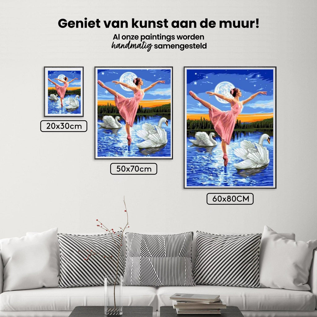 Diamond Painting Mädchen tanzt auf dem Wasser - SEOS Shop ®