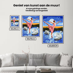 Diamond Painting Mädchen tanzt auf dem Wasser - SEOS Shop ®