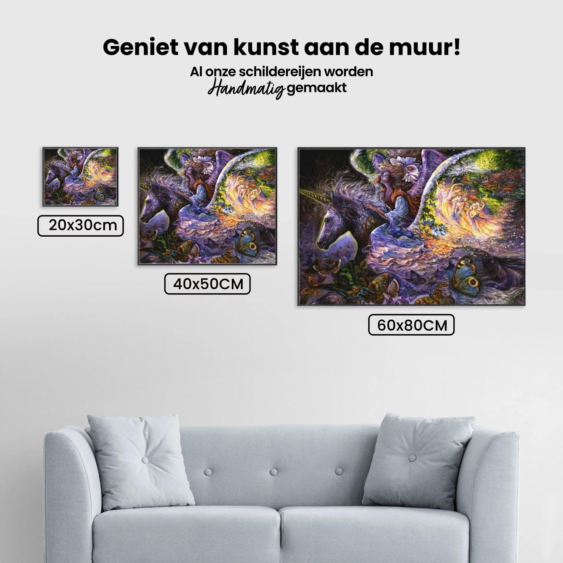Diamond Painting Mädchen auf dem Fantasiepferd - SEOS Shop ®