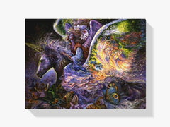 Diamond Painting Mädchen auf dem Fantasiepferd - SEOS Shop ®