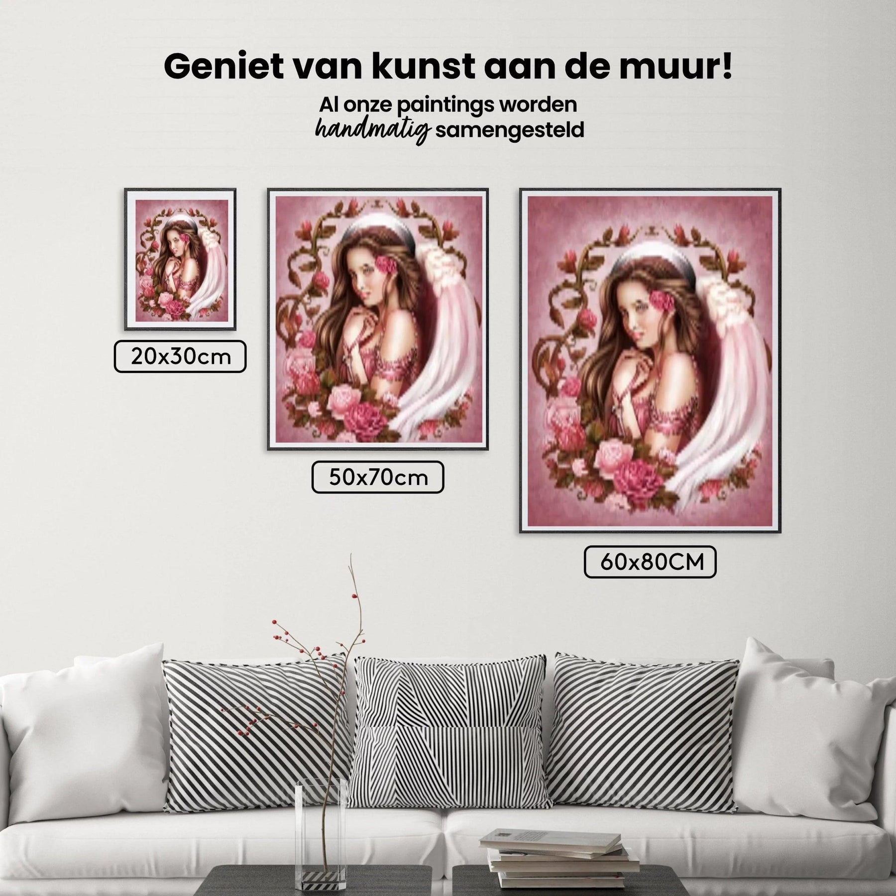 Diamond Painting Mädchen mit Rose - SEOS Shop ®
