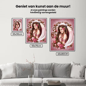 Diamond Painting Mädchen mit Rose - SEOS Shop ®