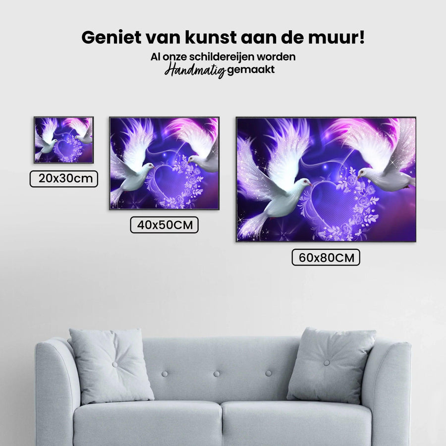 Diamond Painting Lover Lila Taube - SEOS Shop ®
