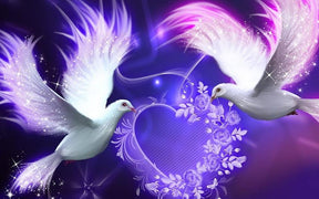 Diamond Painting Lover Lila Taube - SEOS Shop ®