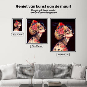 Diamantmalerei Modernes sexy rauchendes Mädchen - SEOS Shop ®