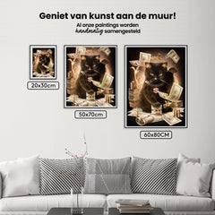 Diamantmalerei Moderne schwarze Katze - SEOS Shop ®