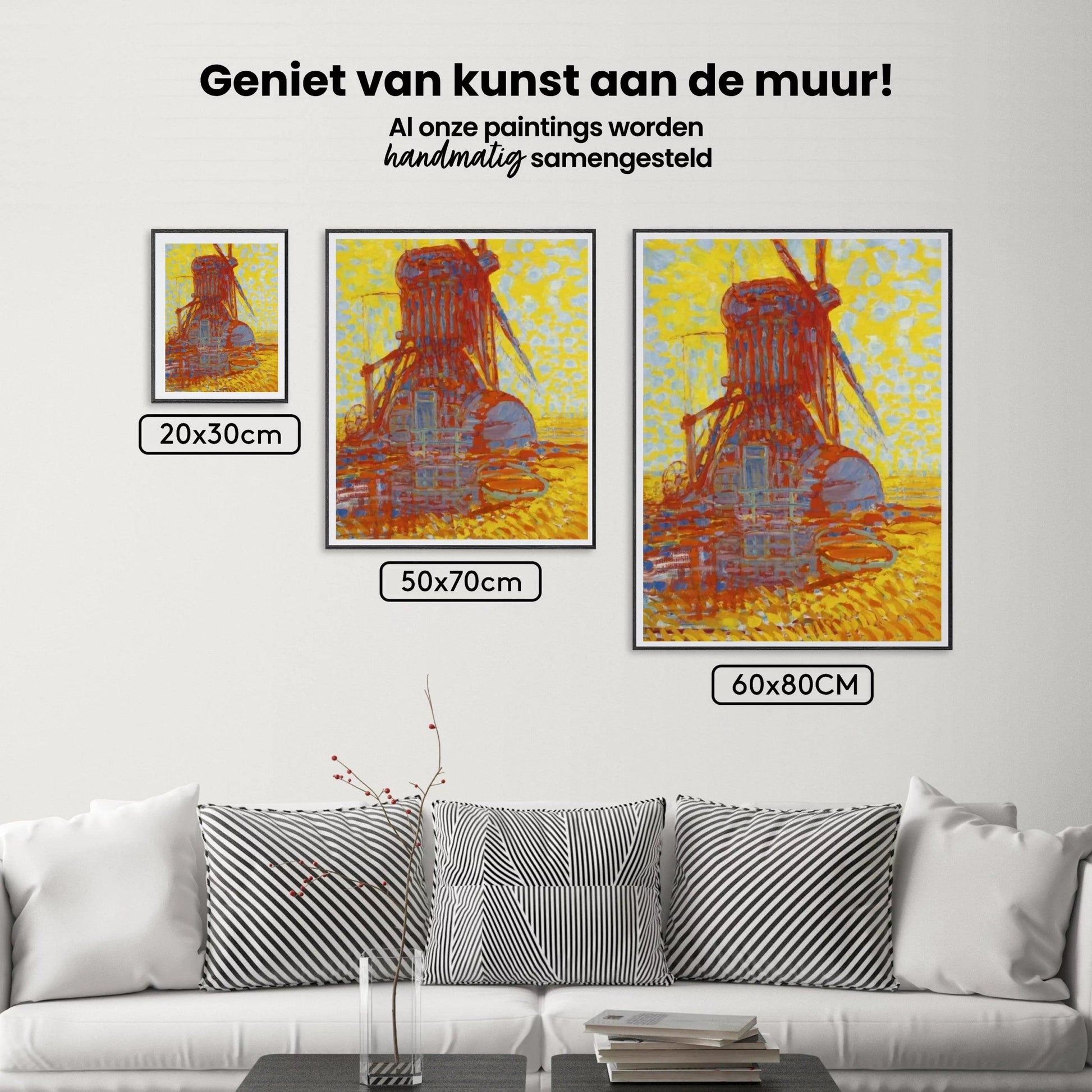 Diamantmalerei-Mühle im Sonnenlicht - SEOS Shop ®