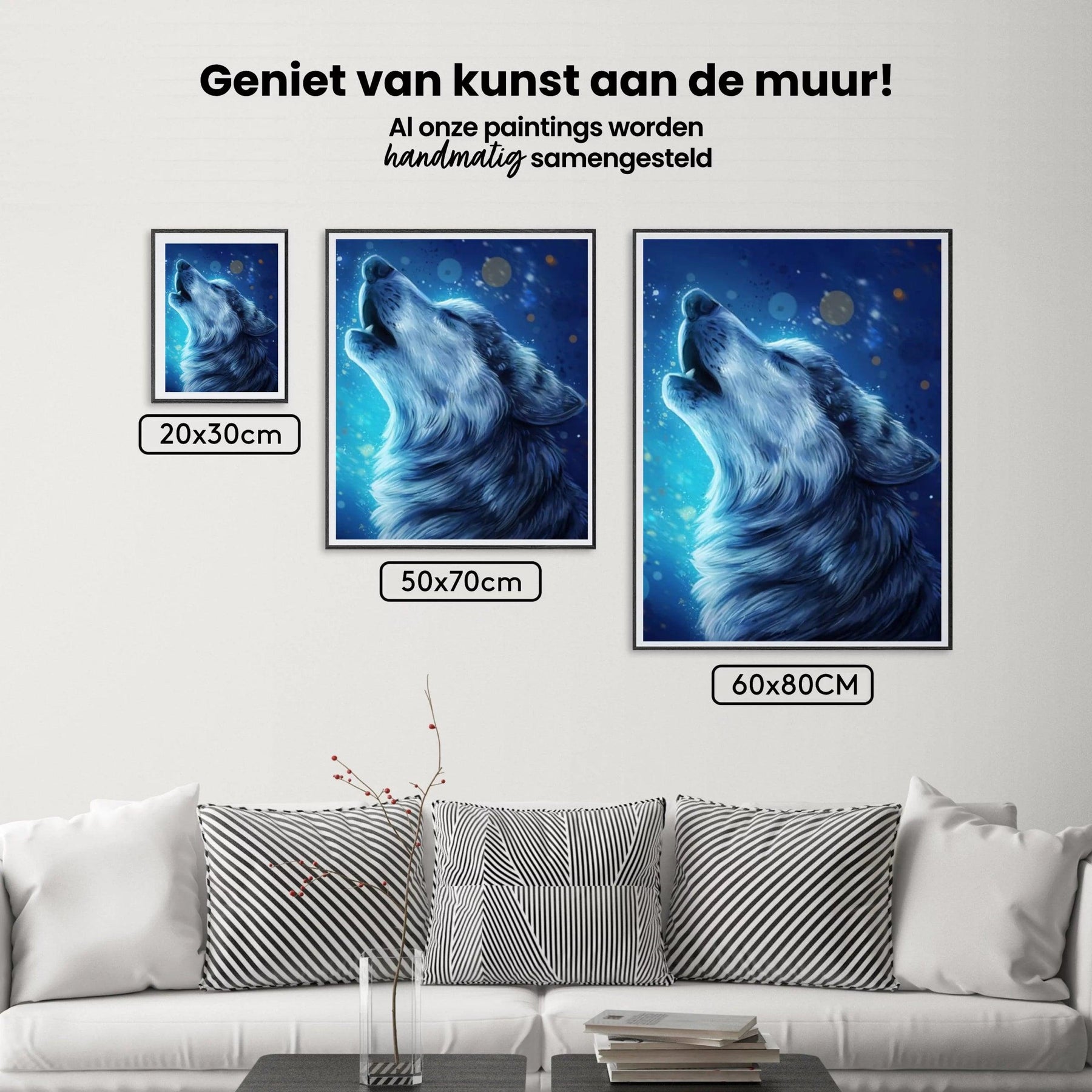 Diamantmalerei Wunderschönes Wolfsgebrüll - SEOS Shop ®