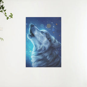 Diamantmalerei Wunderschönes Wolfsgebrüll - SEOS Shop ®
