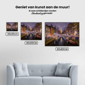 Diamantmalerei Niederlande Meerstad Nacht - SEOS Shop ®