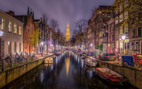 Diamantmalerei Niederlande Meerstad Nacht - SEOS Shop ®
