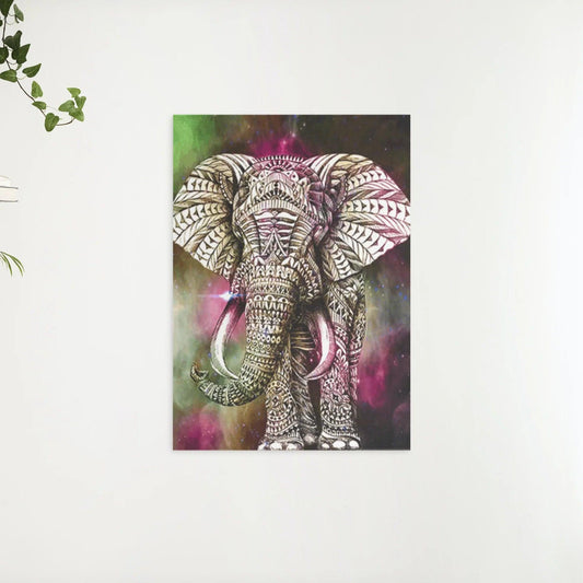 Diamond Painting Elefant Grün Pink - SEOS Shop ®