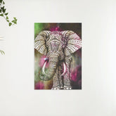 Diamond Painting Elefant Grün Pink - SEOS Shop ®