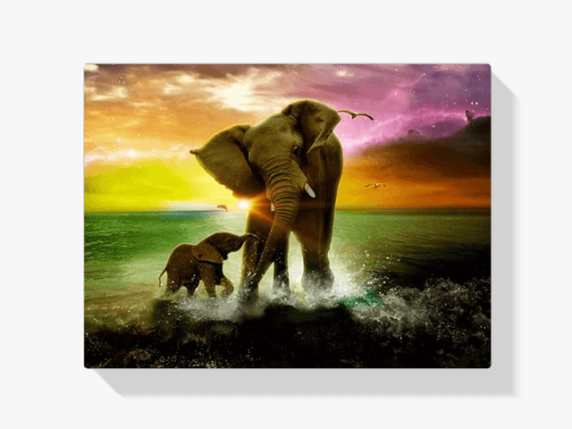 Diamond Painting Elefant mit Kalb – SEOS Shop®