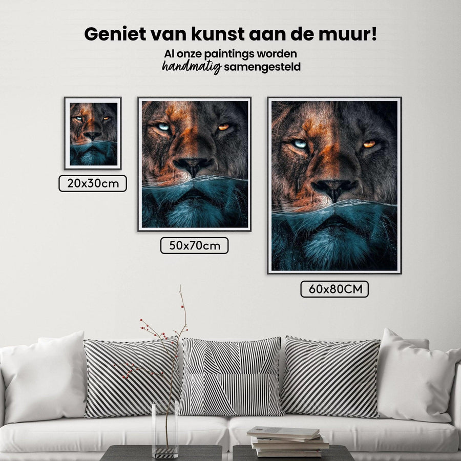 Diamantmalerei Unterwasserlöwe - SEOS Shop ®