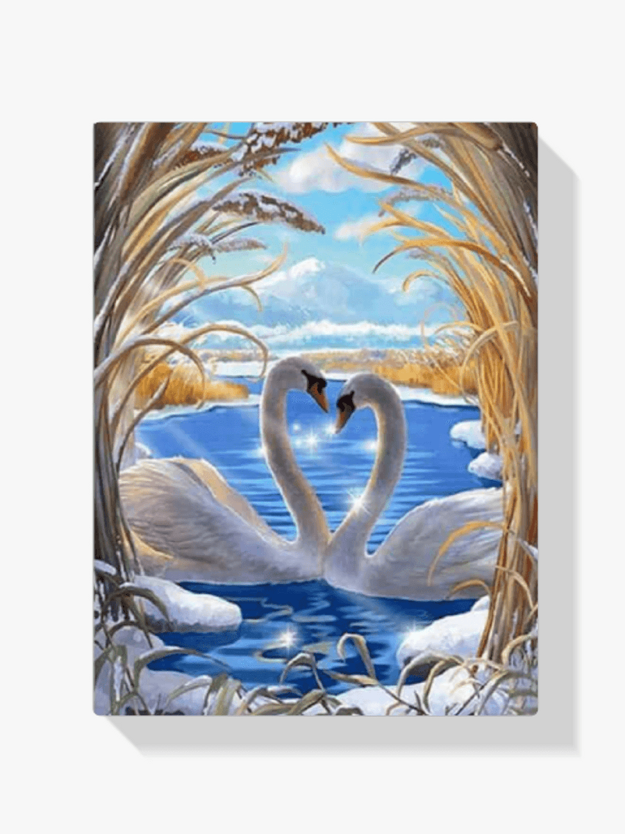 Diamond Painting Schwanenpaar - SEOS Shop ®