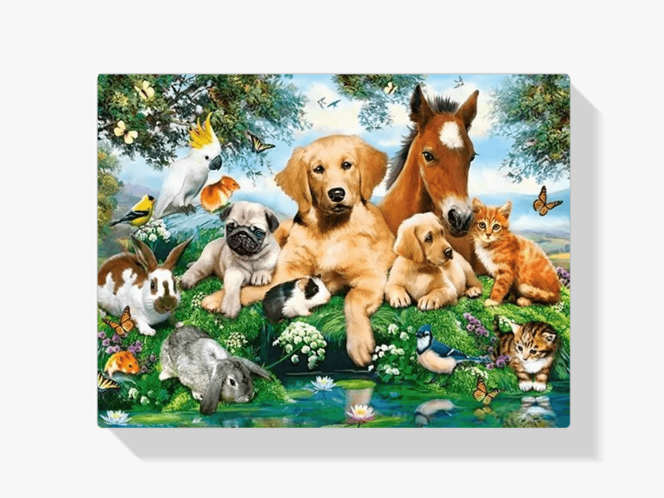 Diamantmalerei Pferd Hund Katze Papagei Vögel - SEOS Shop ®