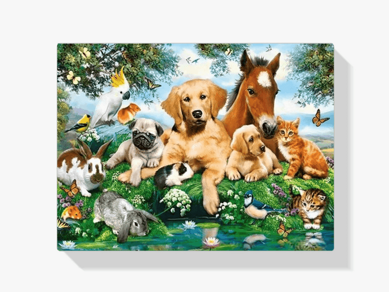 Diamantmalerei Pferd Hund Katze Papagei Vögel - SEOS Shop ®