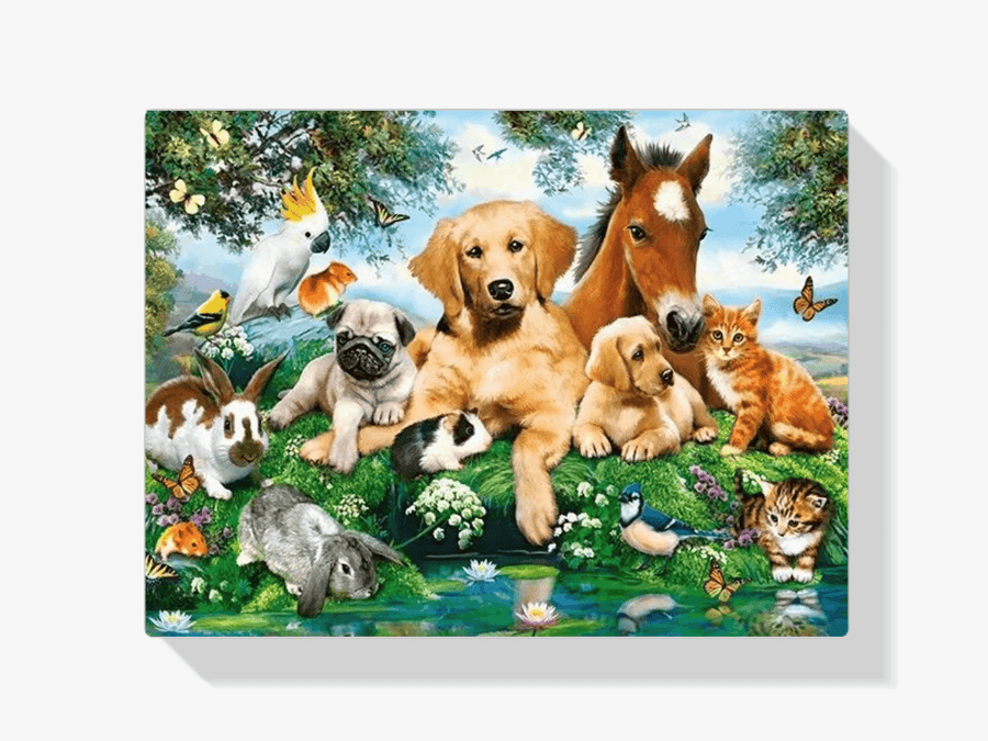 Diamantmalerei Pferd Hund Katze Papagei Vögel - SEOS Shop ®