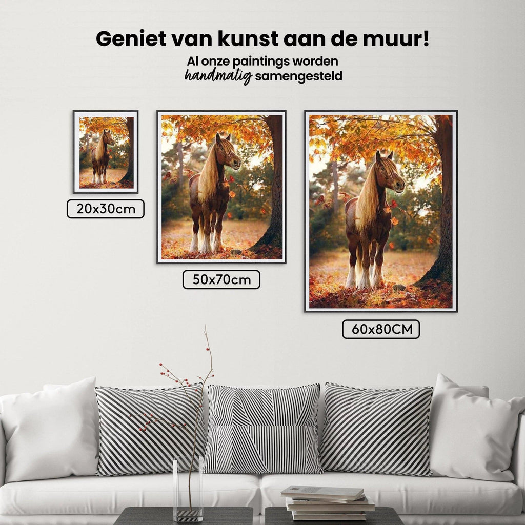 Diamantmalerei Pferd unter Baum - SEOS Shop ®
