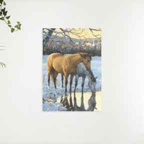 Diamond Painting Pferde trinken Wasser - SEOS Shop ®