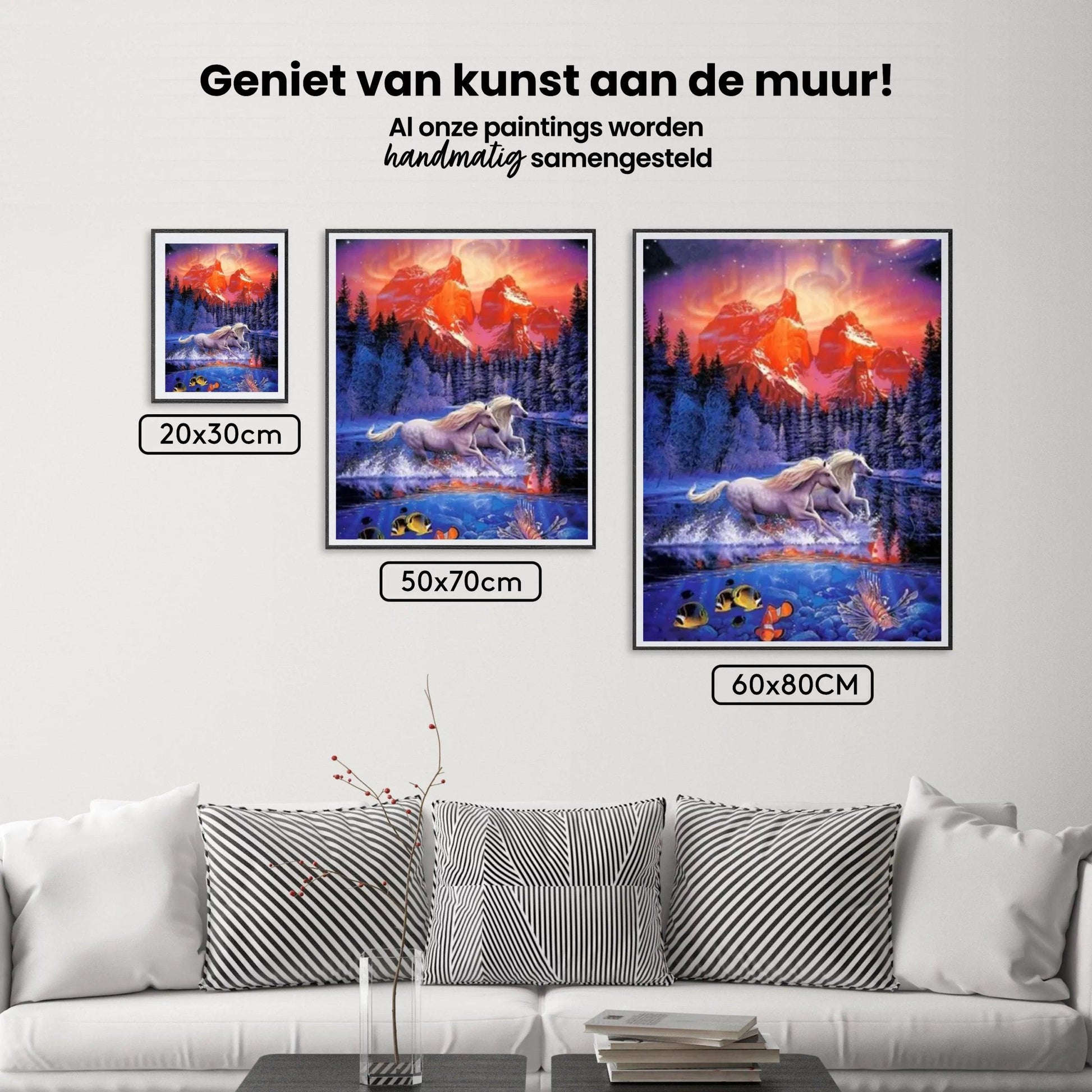Diamantmalerei Pferde im Wasser - SEOS Shop ® 