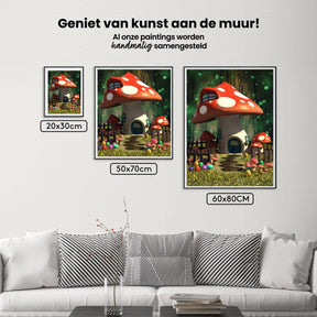 Diamantmalerei Pilzhaus - SEOS Shop ®