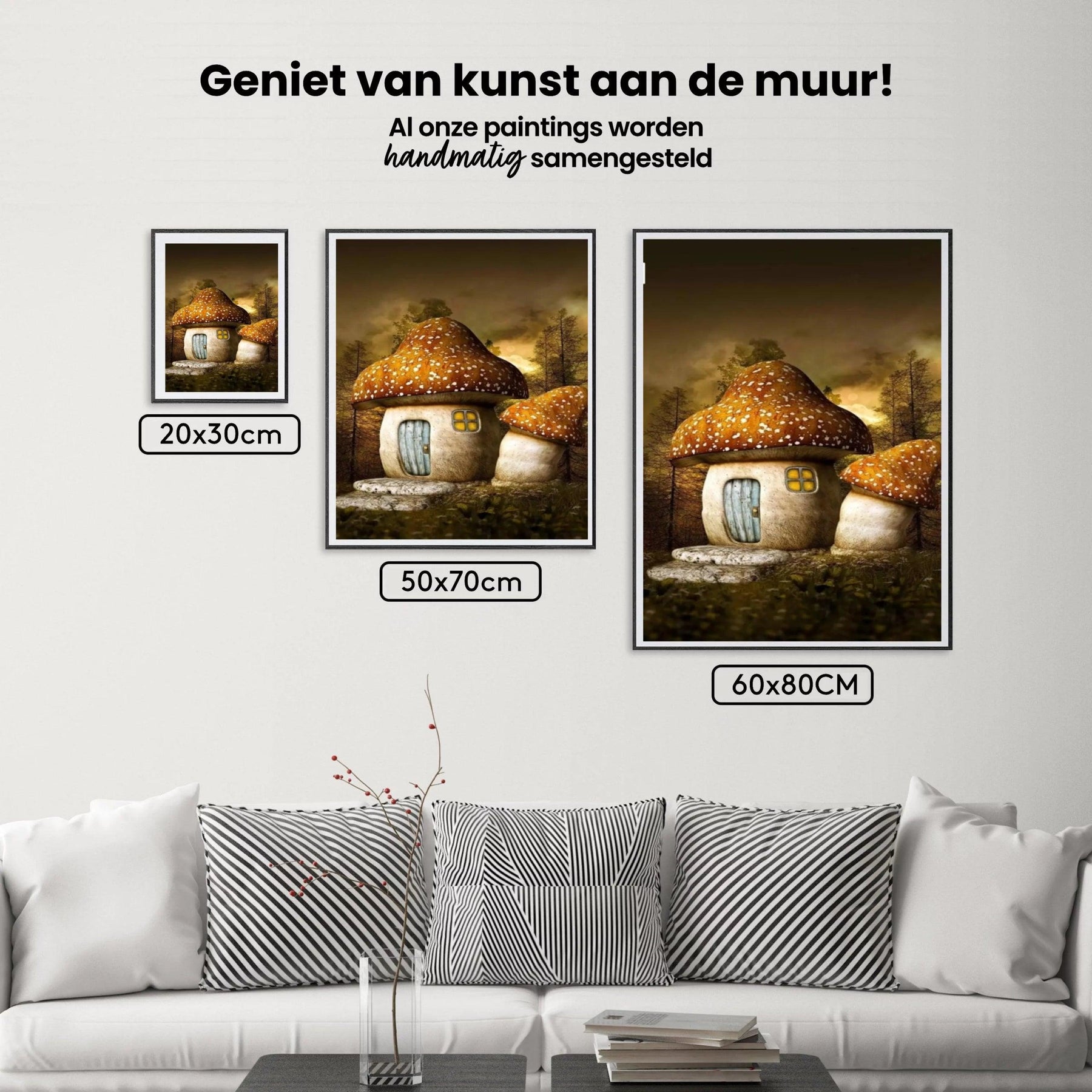 Diamantmalerei Pilzhaus - SEOS Shop ®