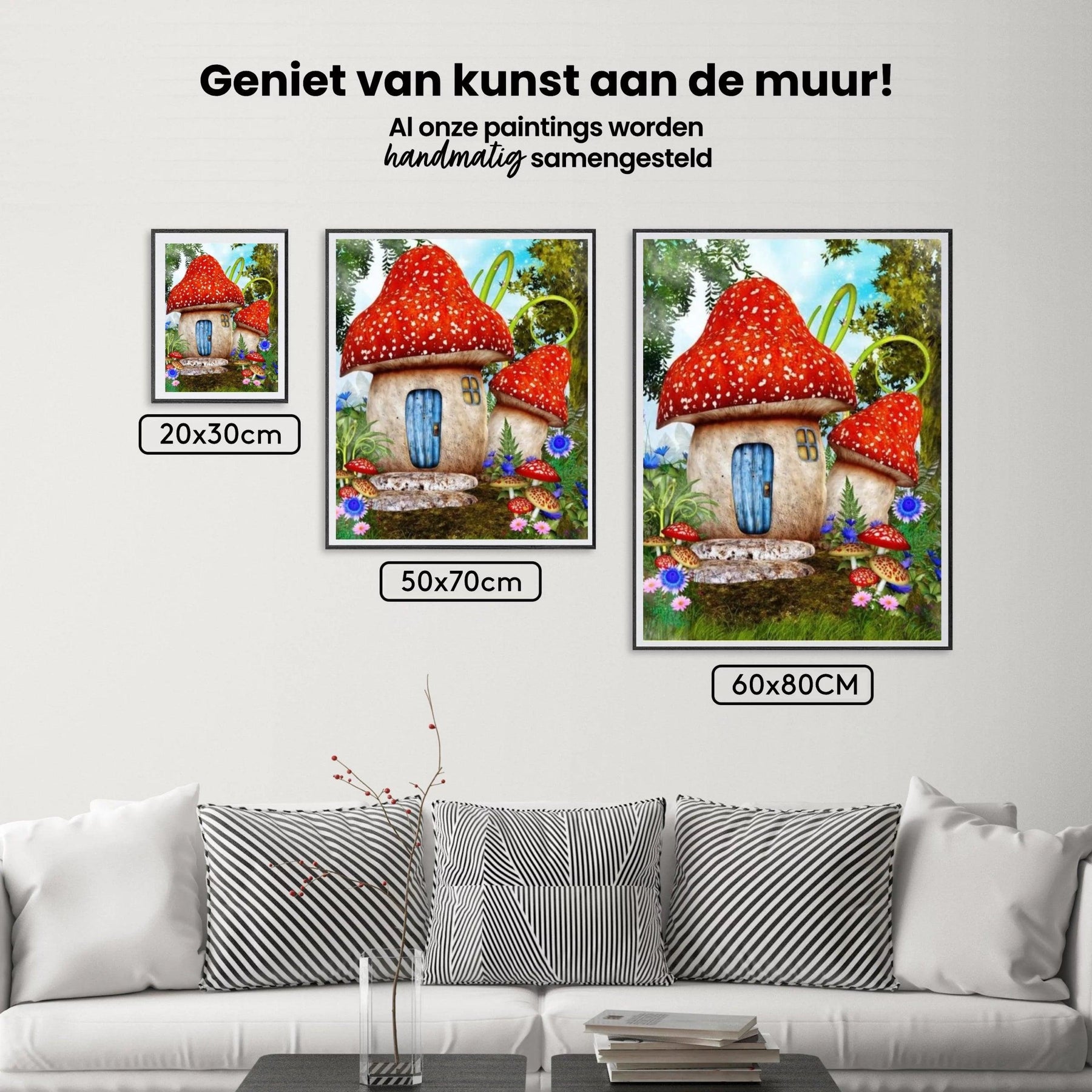 Diamantmalerei Pilzhaus - SEOS Shop ®