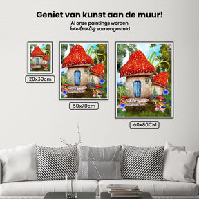 Diamantmalerei Pilzhaus - SEOS Shop ®