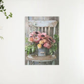 Diamantmalerei Blumen im Eimer