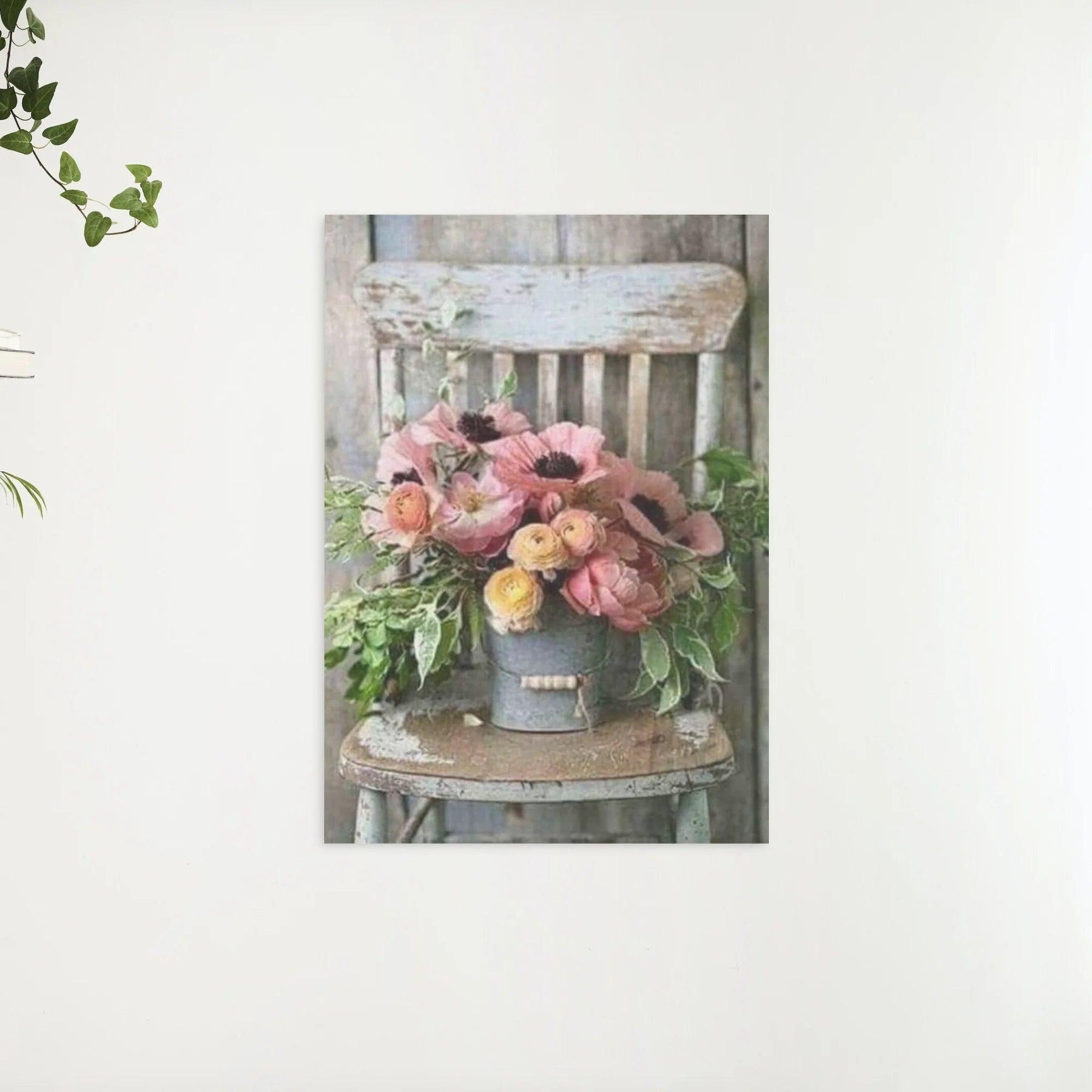 Diamantmalerei Blumen im Eimer