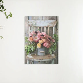 Diamantmalerei Blumen im Eimer