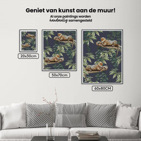 Diamond Painting Set Gepard auf Baum - SEOS Shop ®