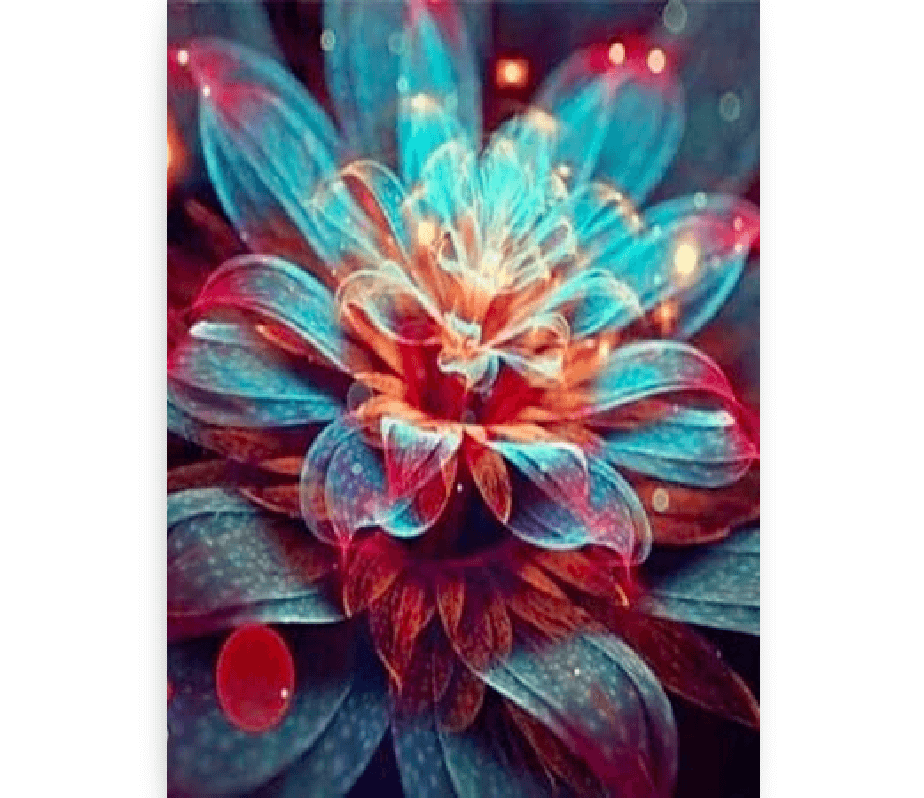 Diamond Painting Paket Bunte Blume - SEOS Shop ®