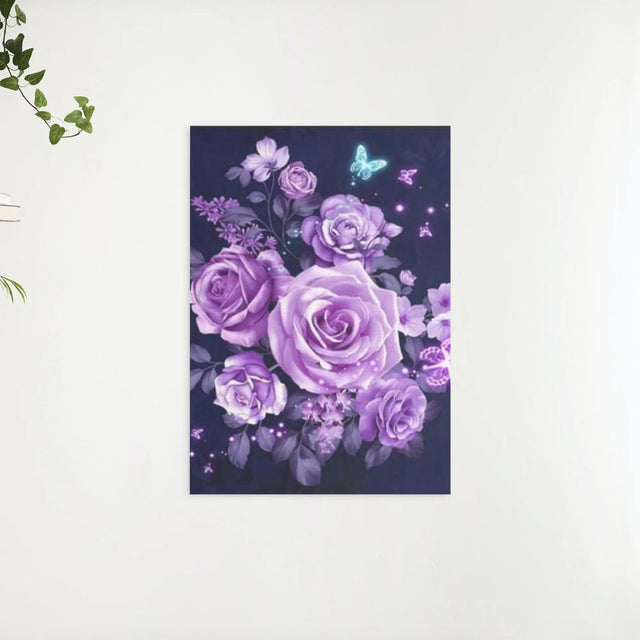 Diamond Painting Set Lila Blumen - SEOS Shop ®