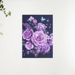 Diamant-Malset Lila Blumen - SEOS Shop ®