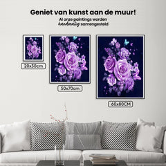 Diamond Painting Set Lila Blumen - SEOS Shop ®