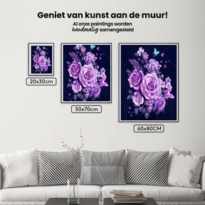 Diamant-Malset Lila Blumen - SEOS Shop ®