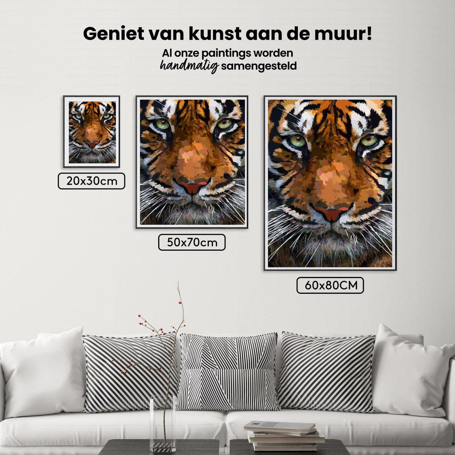 Diamond Painting Set Schöner Tigerkopf - SEOS Shop ®