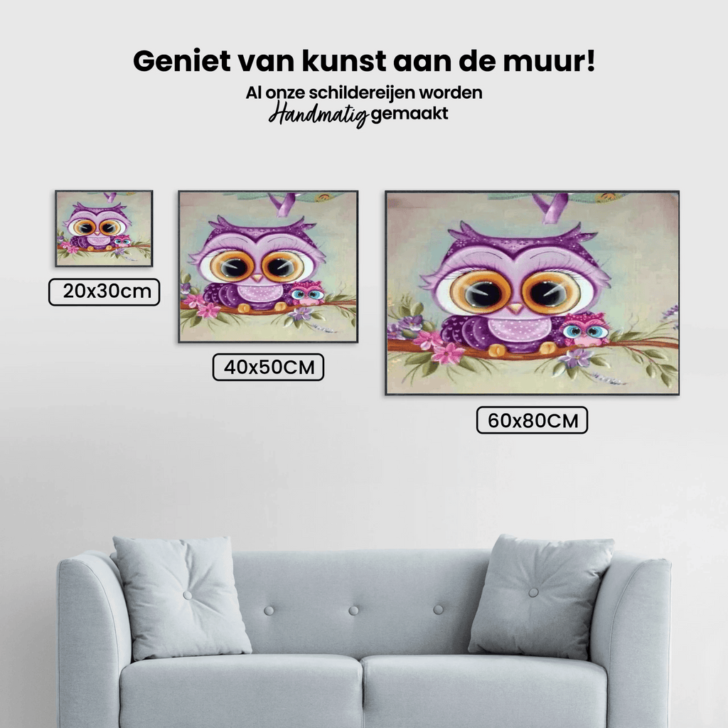 Diamond Painting Set Süße Eule - SEOS Shop ®