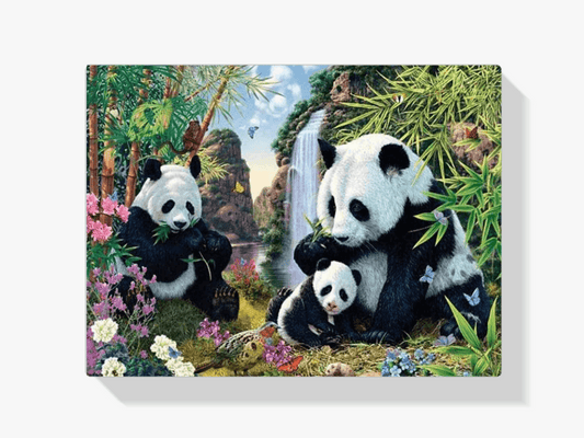 Diamond Painting Panda's essen Bambus - SEOS Shop ®