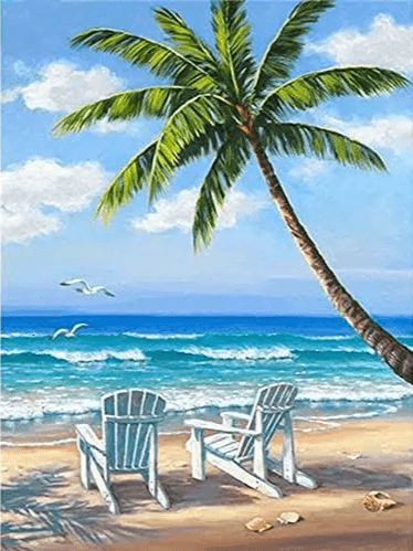 Diamantmalerei - Paradiesstrand - SEOS Shop ®
