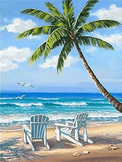 Diamantmalerei - Paradiesstrand - SEOS Shop ®