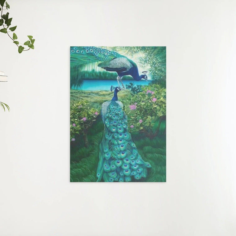 Diamantmalerei Pfau im Dschungel - SEOS Shop ®