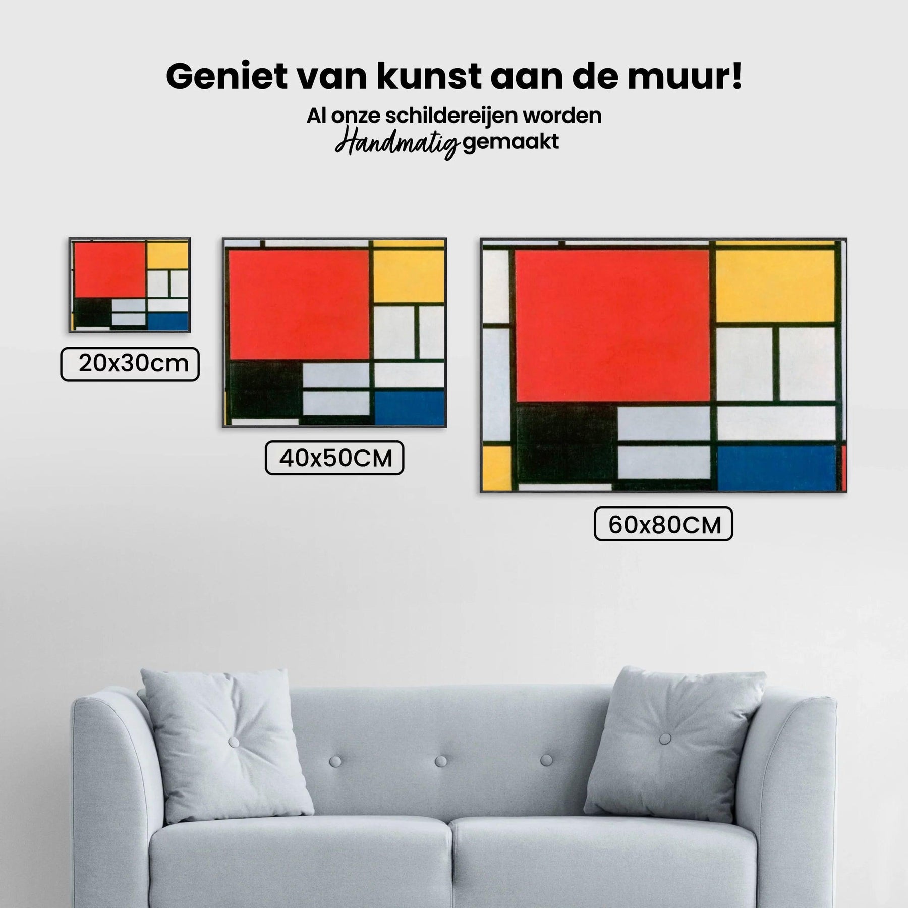 Diamond Painting Piet Mondrian Komposition - SEOS Shop®