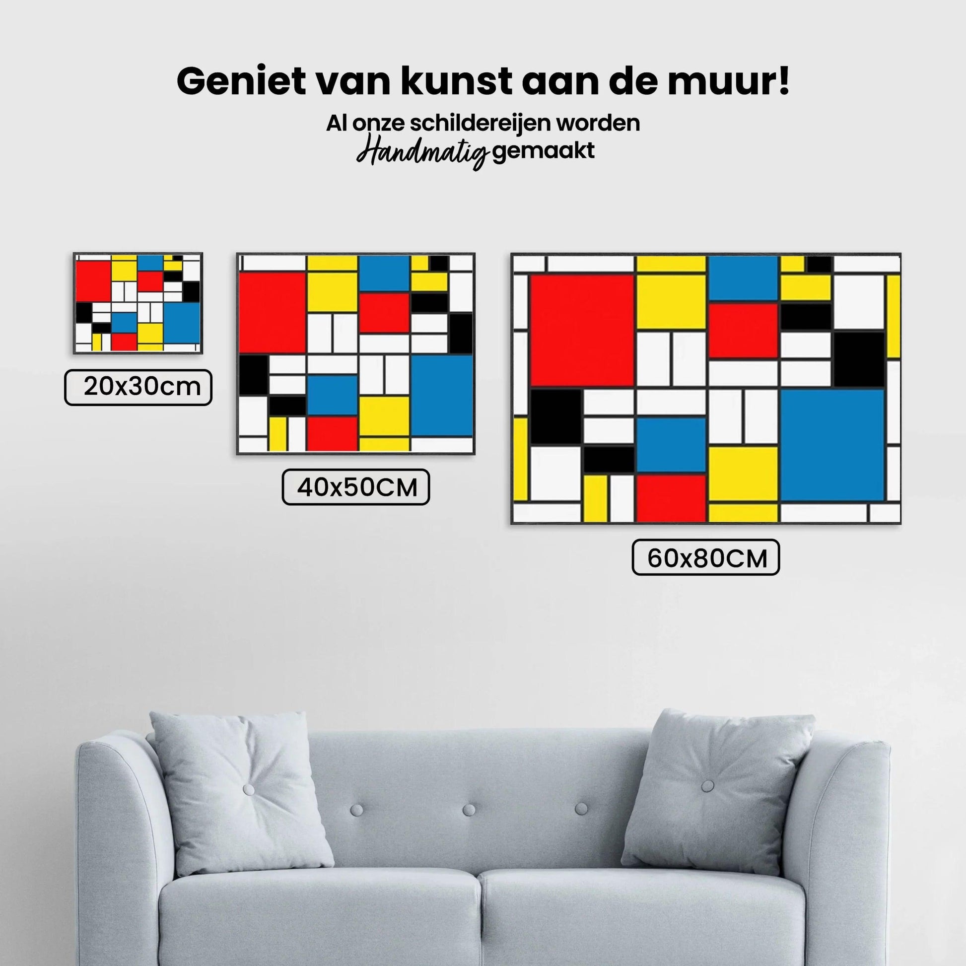 Diamantmalerei Piet Mondrian Gemälde - SEOS Shop ®