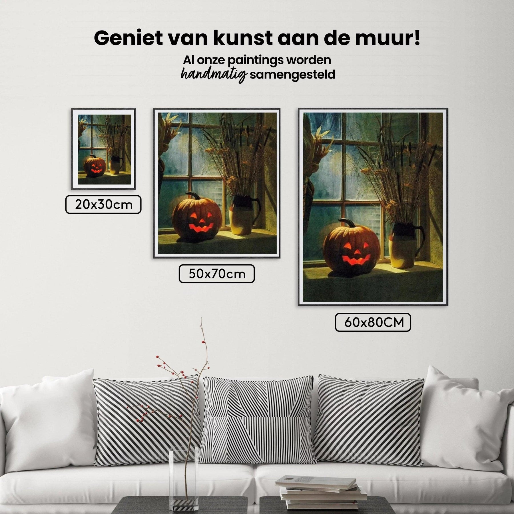 Diamantmalerei Kürbis am Fenster - SEOS Shop ®