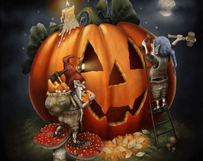 Diamond Painting Kürbis - Gnome - SEOS Shop ®