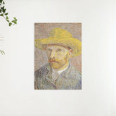 Diamond Painting Portrait Vincent van Gogh mit Strohhut - SEOS Shop ®